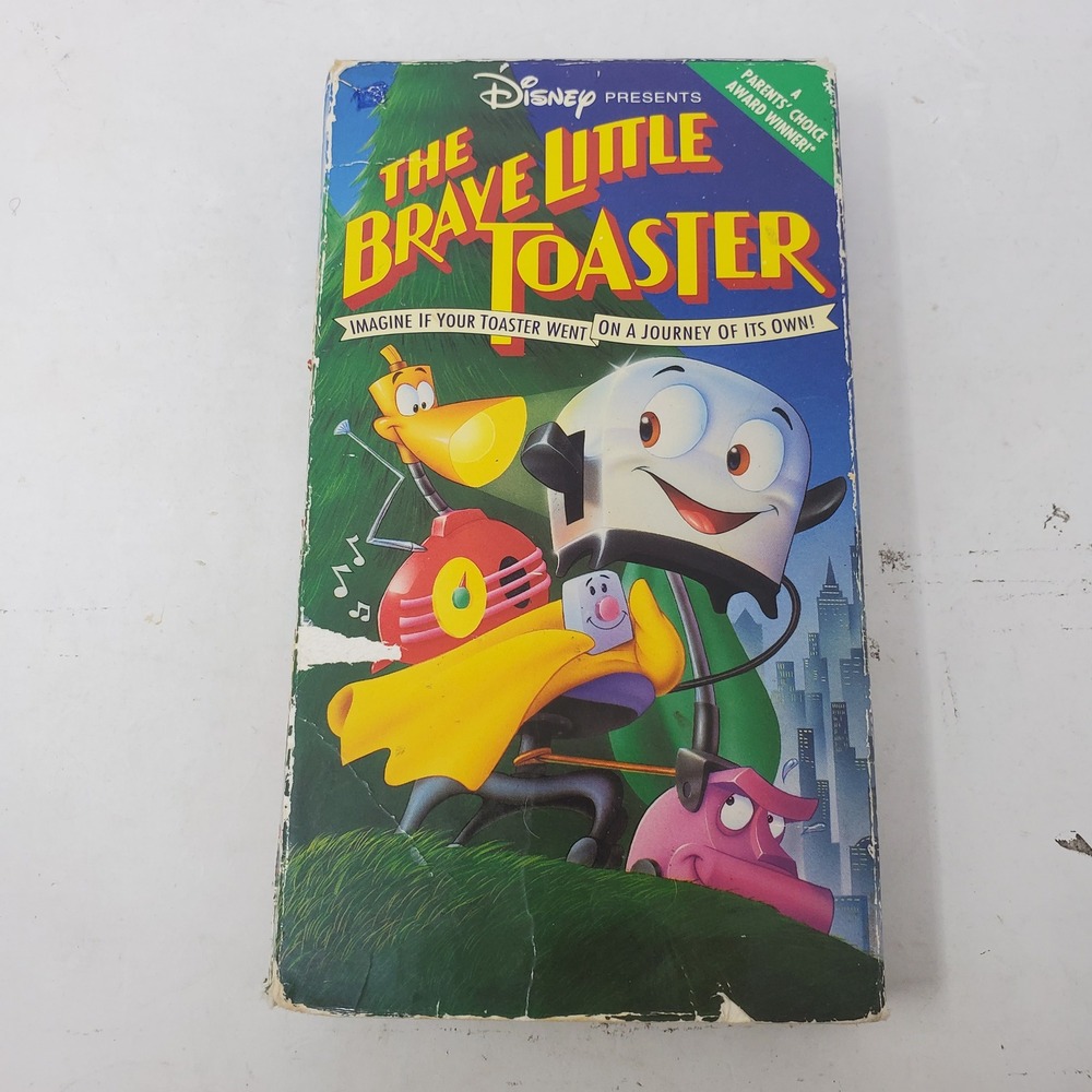 Disney-The Brave Little Toaster(VHS 1988)VERY RARE Slip Cover Version Family